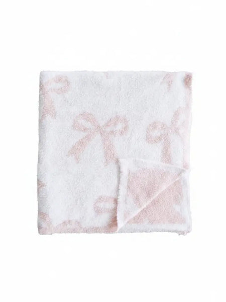 Cuddle Lane Bow Blanket