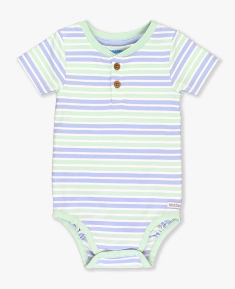 Surf Crew Stripe Henley Bodysuit