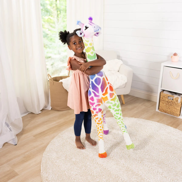 Rainbow Plush Giraffe-20th Birthday Edition