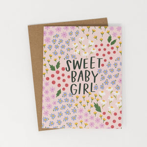 Pippi Post - Sweet Baby Girl Greeting Card