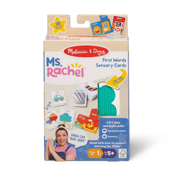 Ms. Rachel First Words Sensory Cards