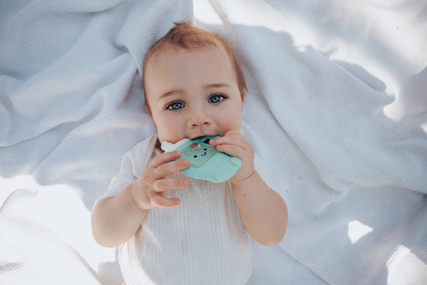 Itzy Ritzy - *NEW OPTION* Sweetie Shake Plus™ - Teething + Rattle Toy: Croissant