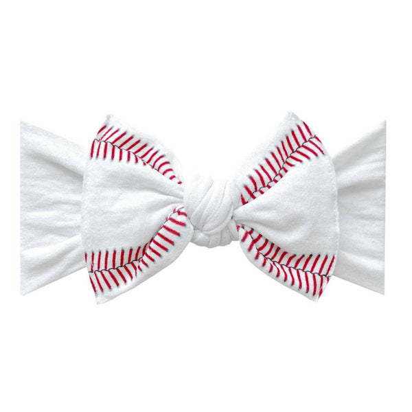 Baby Bling Bows - Baby Bling® Printed Knot soft nylon headband: Paperwhites