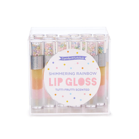 Rainbow Sprinkle Frutti Scent Shimmering Lip Gloss