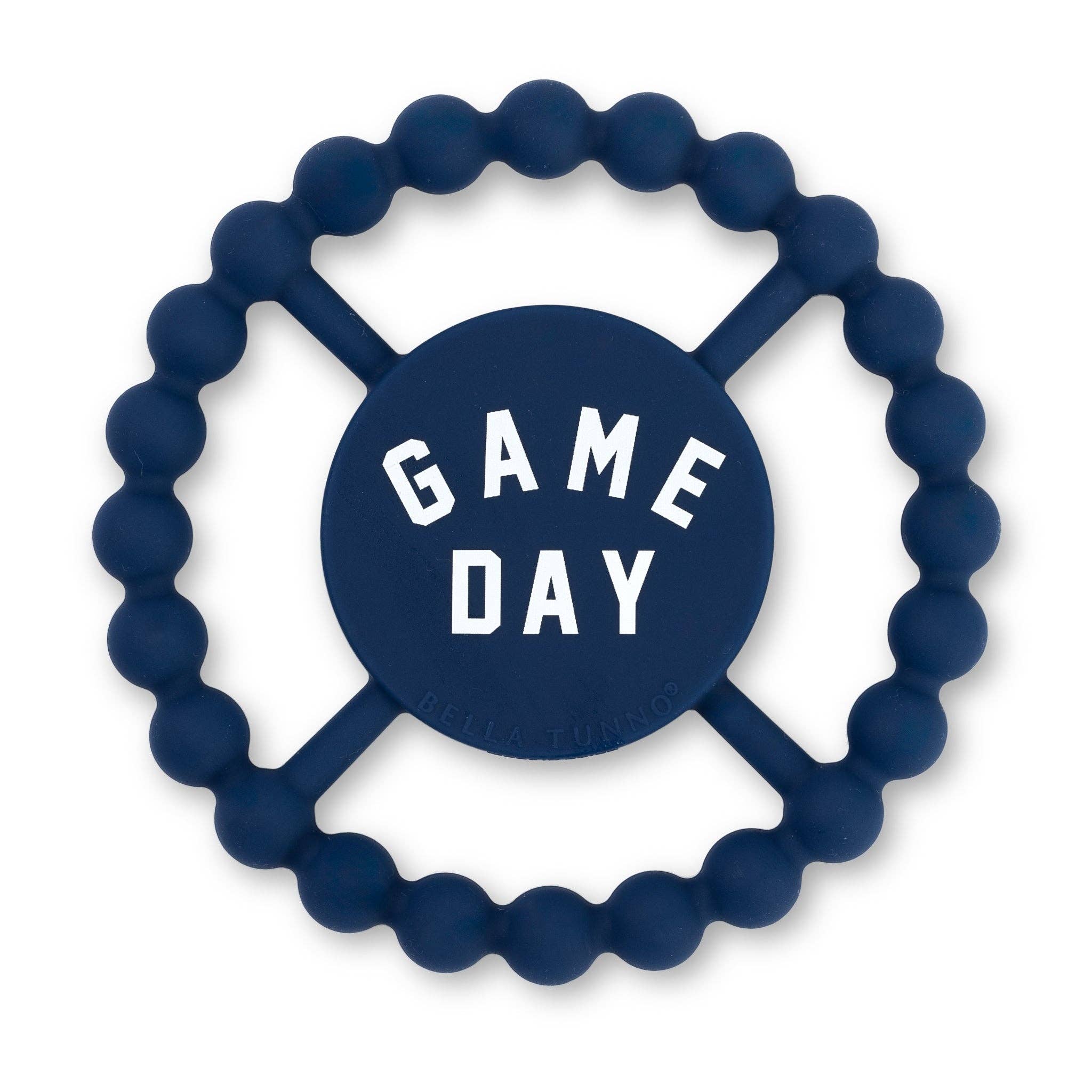 Bella Tunno - Game Day Happy Teether: Blue