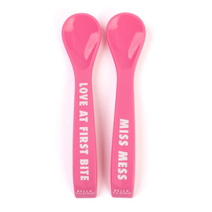 Bella Tunno - Love First Bite Miss Mess Spoon Set: Pink