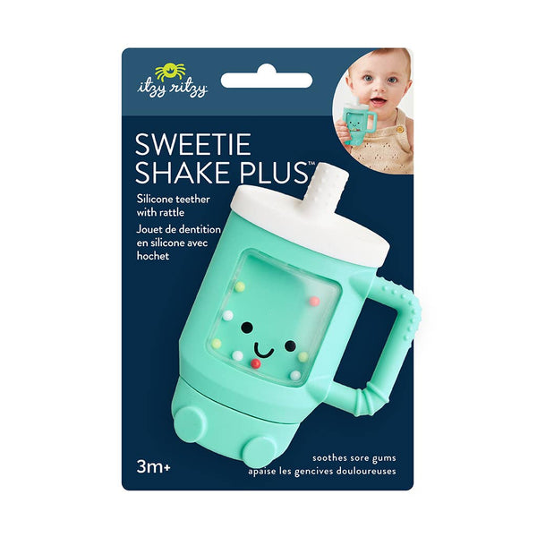 Itzy Ritzy - *NEW OPTION* Sweetie Shake Plus™ - Teething + Rattle Toy: Croissant