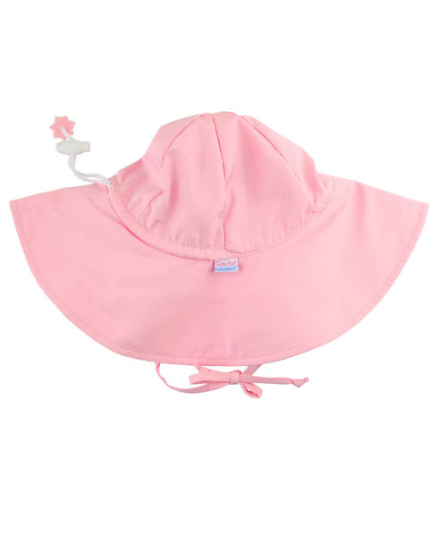 RuffleButts + RuggedButts - Kids Pink Sun Protective Hat: 12-24m