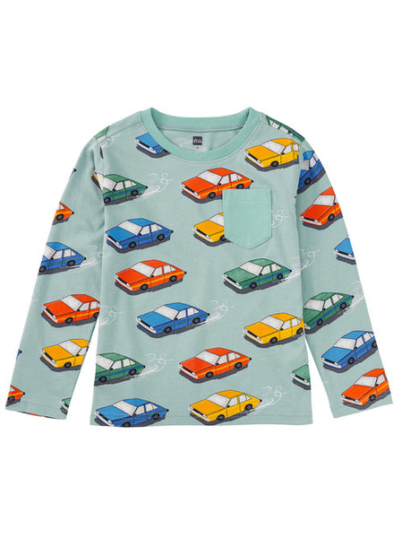 Cars Printed Pocket Tee