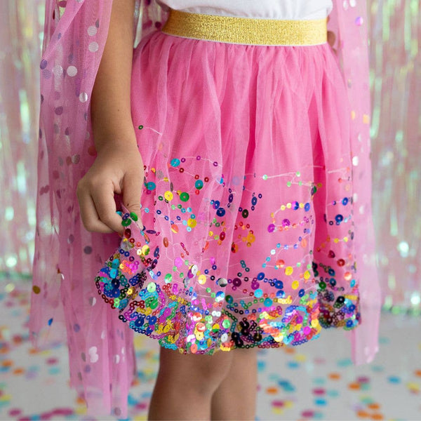 Sweet Wink - Raspberry Confetti Tutu - Dress Up Skirt