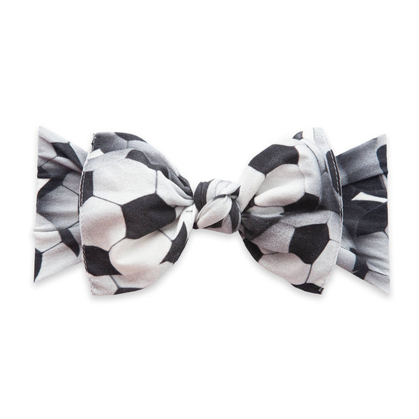 Baby Bling Bows - Baby Bling® Printed Knot soft nylon headband: Magnolia