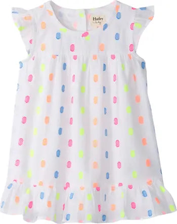 Summer Dots Flounce Dress