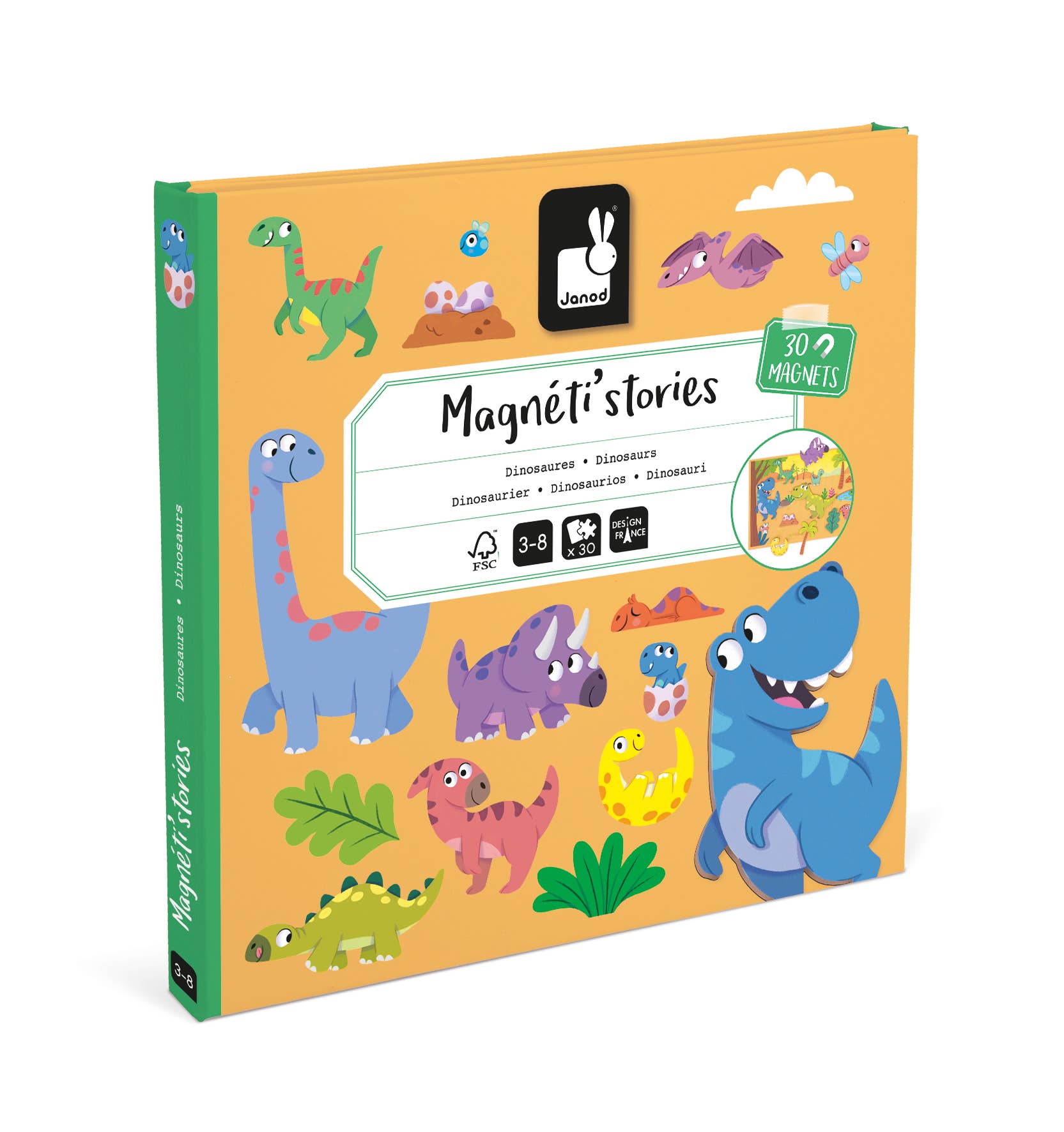 Janod - Magneti'stories - Dinosaurs