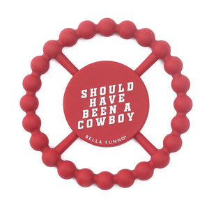 Bella Tunno - Cowboy Happy Teether: Red
