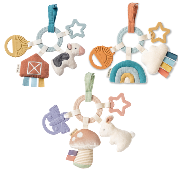 Itzy Ritzy - Bitzy Busy Ring™ Teething Activity Toy: Farm