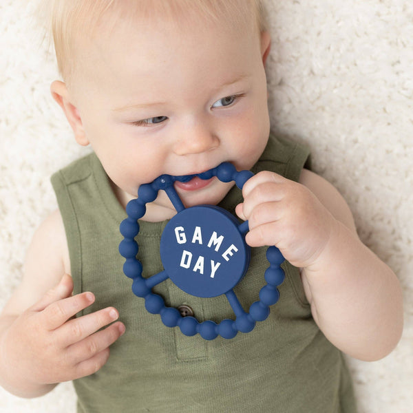 Bella Tunno - Game Day Happy Teether: Blue