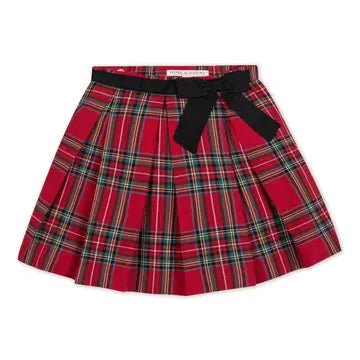 Plaid Pleated Party Skirt
