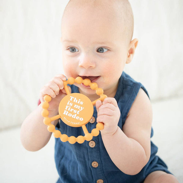 Bella Tunno - First Rodeo Happy Teether: Orange