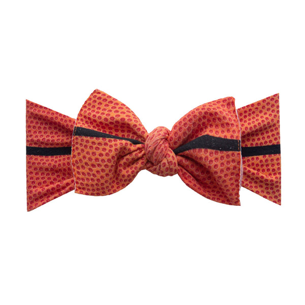 Baby Bling Bows - Baby Bling® Printed Knot soft nylon headband: Paperwhites