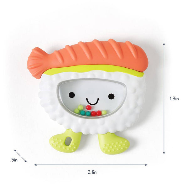 Itzy Ritzy - *NEW OPTION* Sweetie Shake Plus™ - Teething + Rattle Toy: Croissant