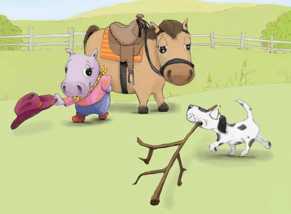 Sleeping Bear Press - Little Buckaroo and Lou Board Book