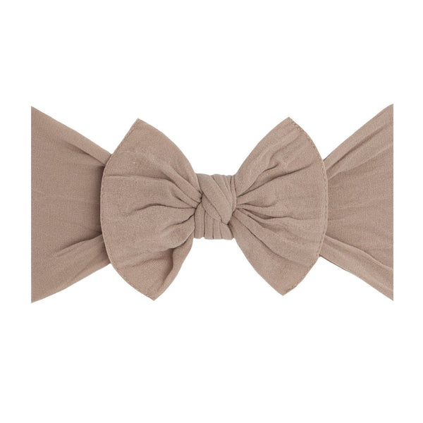 Baby Bling Bows - Baby Bling® The Original Knot soft nylon headband: Canary yellow