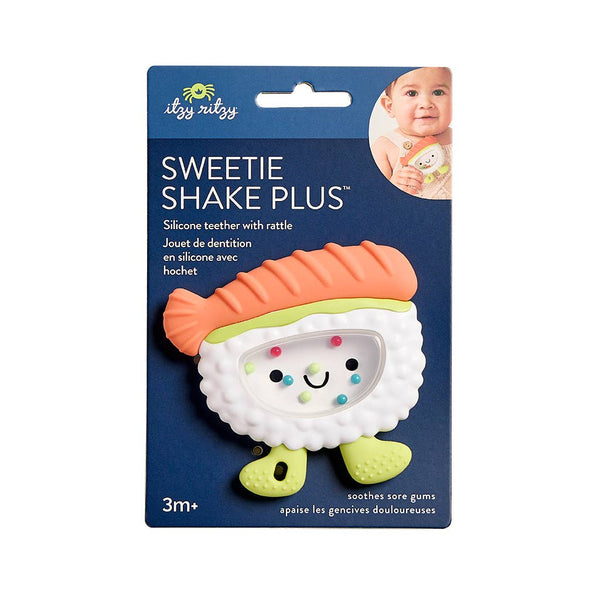 Itzy Ritzy - *NEW OPTION* Sweetie Shake Plus™ - Teething + Rattle Toy: Croissant