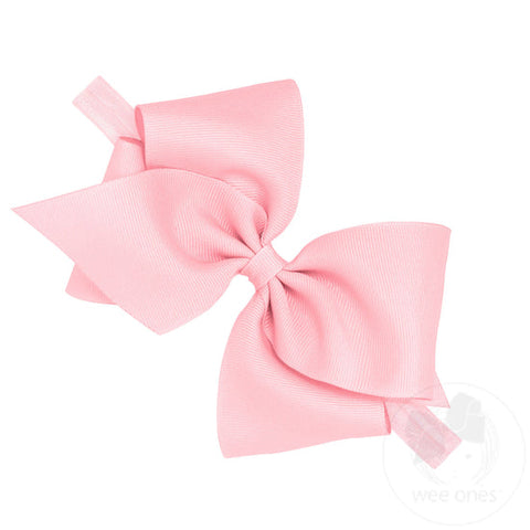 Mini King Classic Bow on a Baby Band- 10 colors