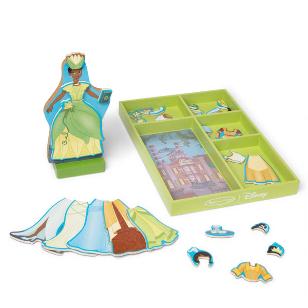 Disney Princess Tiana Wooden Magnetic Dress-Up