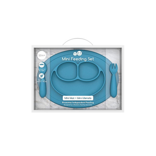 ezpz - Mini Feeding Set (Toddler 12+ months): Sage