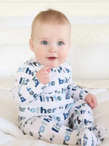 Little Brother Zipper Footie