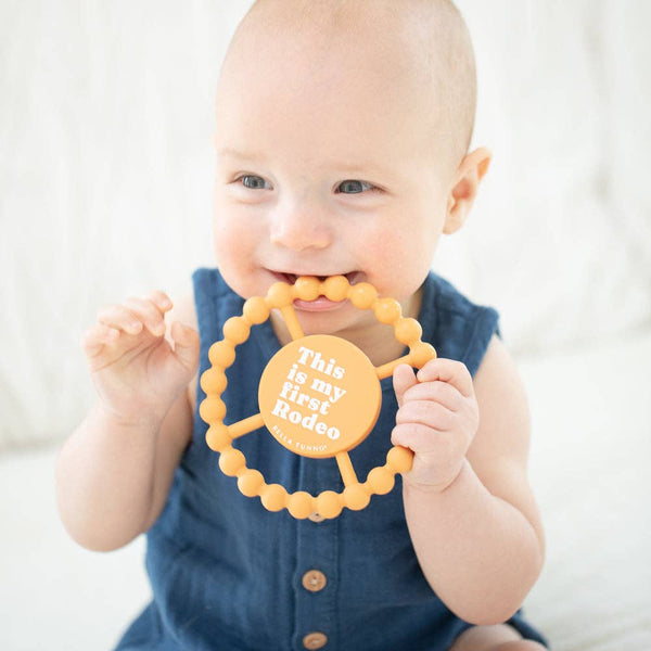 Bella Tunno - First Rodeo Happy Teether: Orange