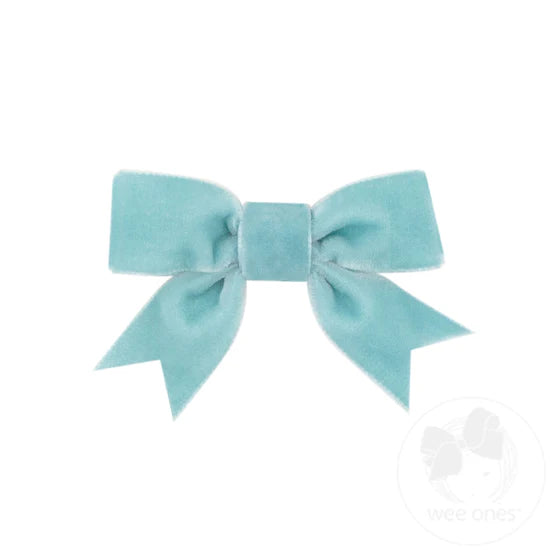 Mini Velvet Fancy Tail Bow