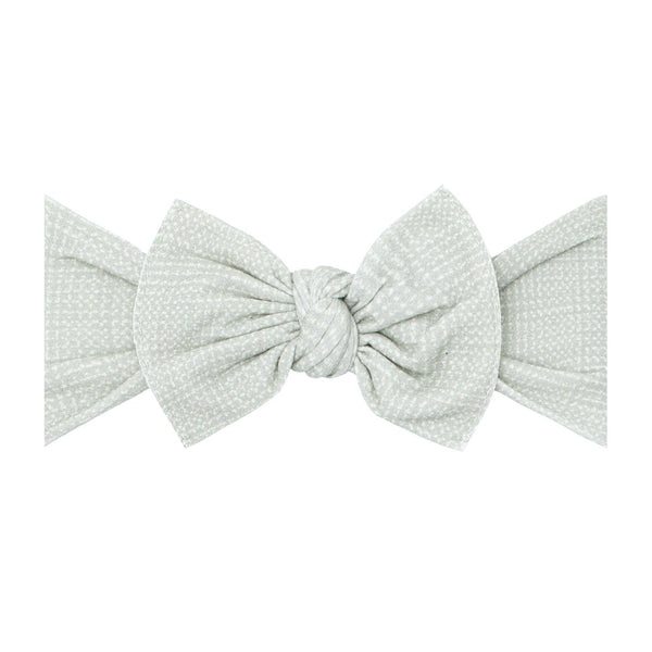 Baby Bling Bows - Baby Bling® Printed Knot soft nylon headband: Paperwhites