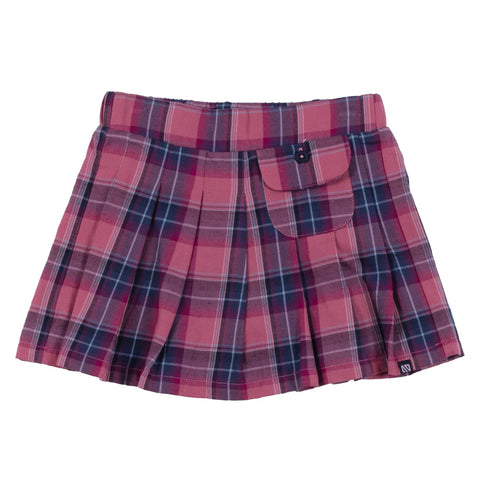 Pink Plaid Skort