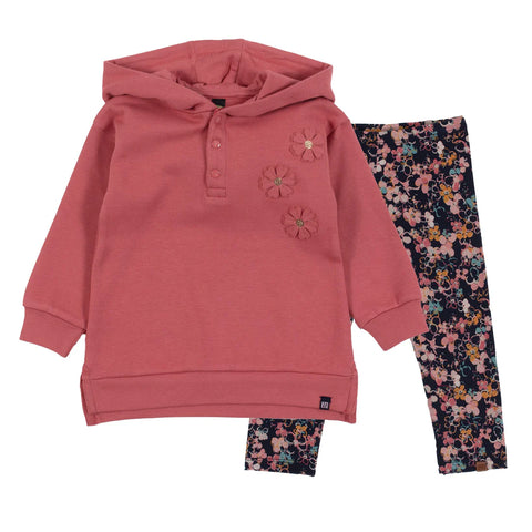 Flower Tunic + Floral Leggings