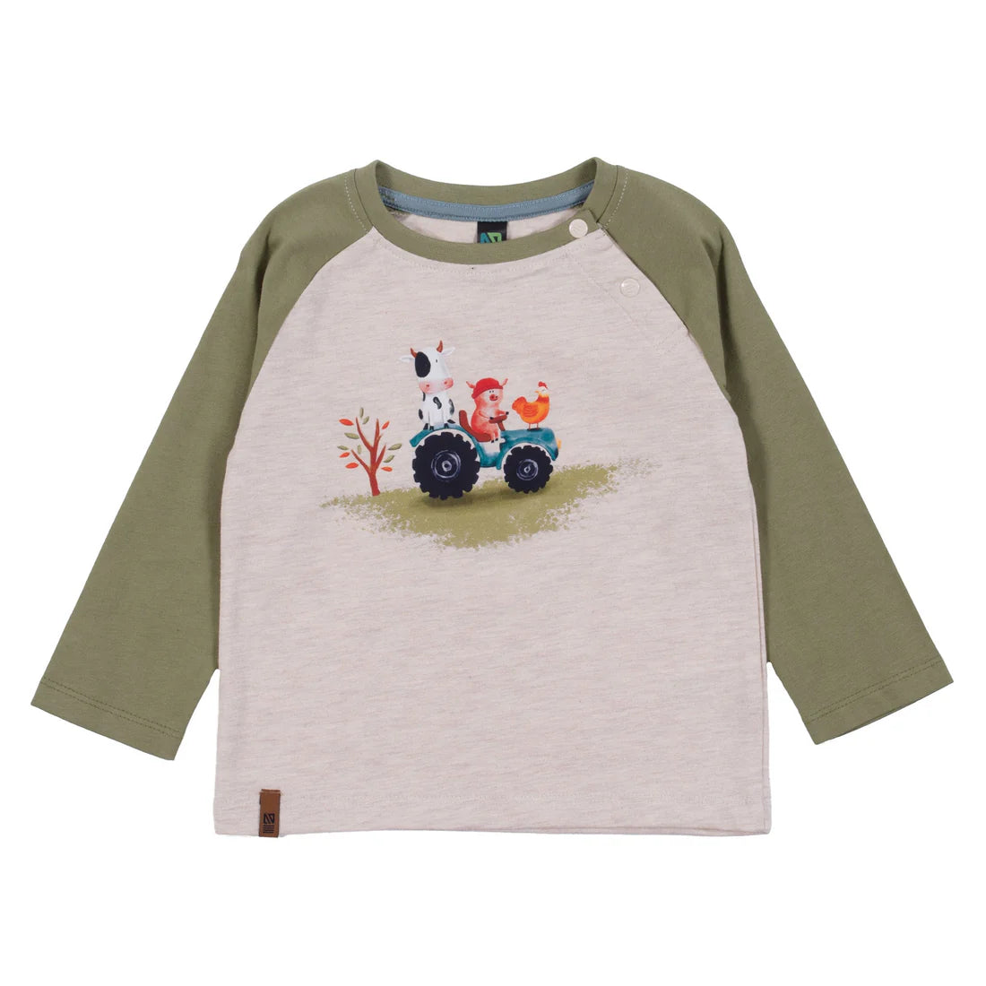 Animals on a Tractor Long Sleeve Shirt