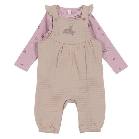 Baby Fawn Overall Set