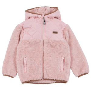 Light Pink Sherpa Jacket