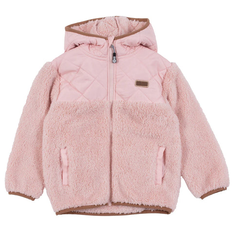 Light Pink Sherpa Jacket