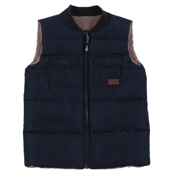 Navy Reversible Vest