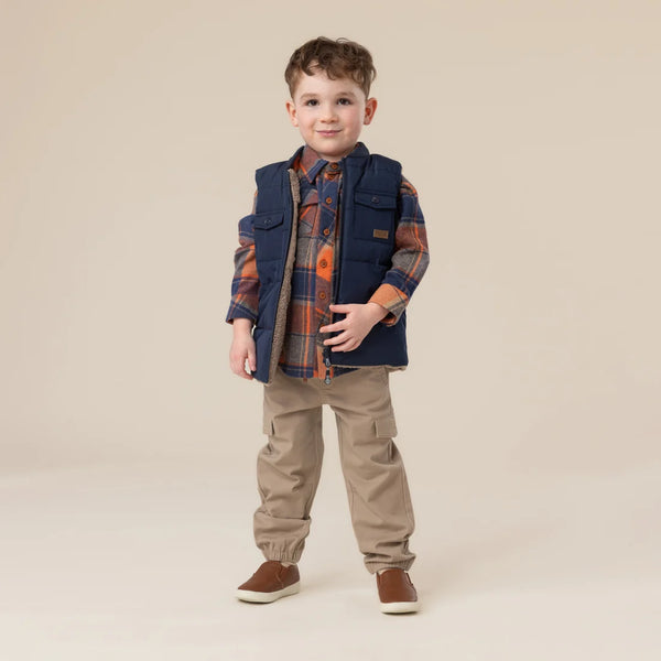 Navy Reversible Vest