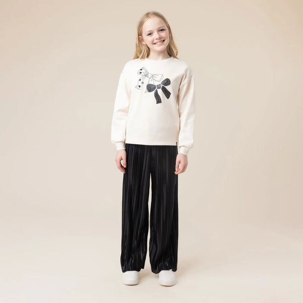 Black Pleated Pants