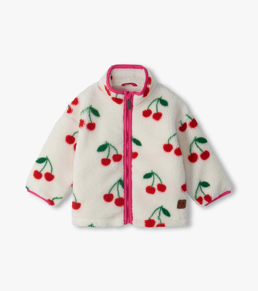 Cherries Sherpa Jacket