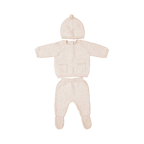 Ivory Newborn Legging 3 pc. Set