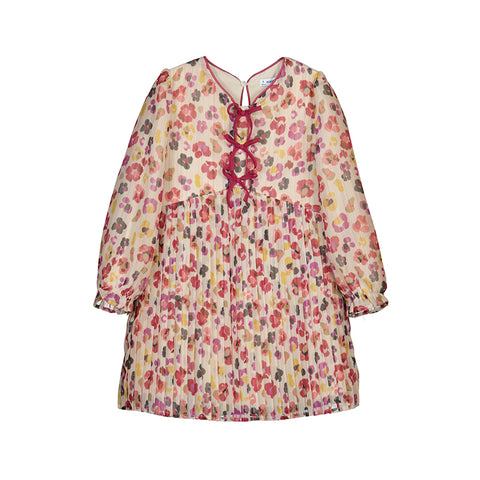 Floral Pleated Dress