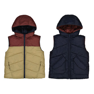 Reversible Hooded Boys Vest