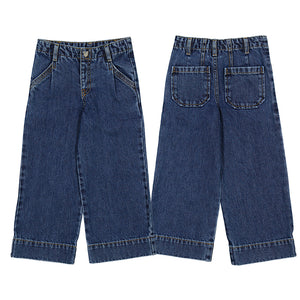 Wide Leg Denim Pants