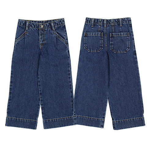 Wide Leg Denim Pants