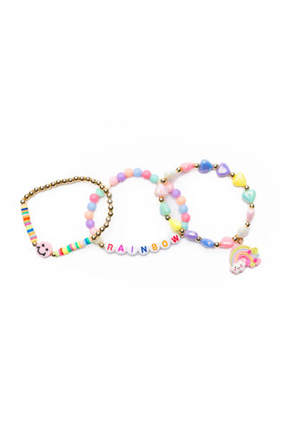 Rainbow Smiles 3pc. Bracelet Set